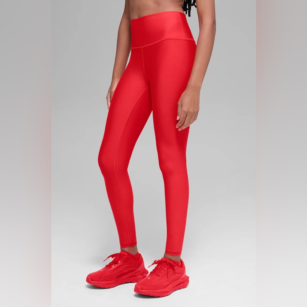 ALO new with tags Airlift Winter Warm High-Waist Legging bright red XS